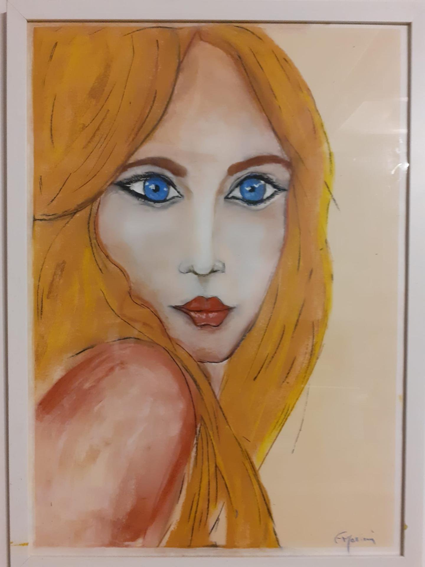 « Femme aux yeux bleu »